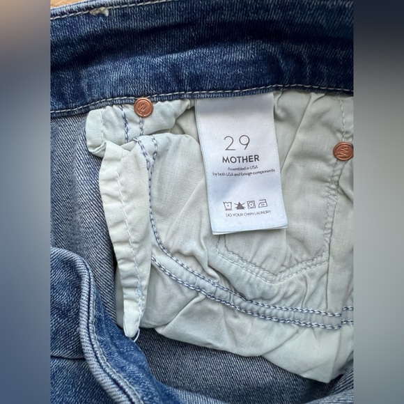 Mother The Looker Crop In Graffiti Girl Size 29 New - Picture 10 of 12